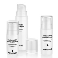 15ml 30ml 50ml Emballage cosmétique de gros Bouteille à pompe sans air rose