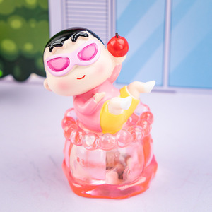 Yu Mo Craft Pudding Little Wish Figurines Caja Sorpresa Set de 6 Piezas Juguete Coleccionable Regalo Adorno de Escritorio - Product Image 5