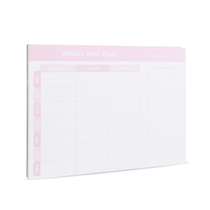 Lista de comestibles con impresión personalizada, Menú semanal y planificador de comida, Bloc de notas - Product Image 2