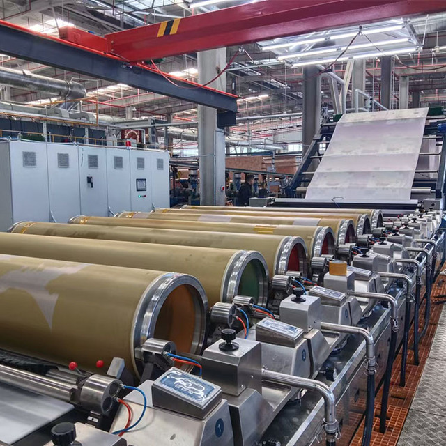 OEM 9 Color 94.5 Inch Textiles Rotary Screen Printing Machine Large Repeat Size Industrial Production Machines