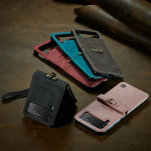 Étui en cuir rétro magnétique de luxe <span class=keywords><strong>2022</strong></span> pour <span class=keywords><strong>Samsung</strong></span> <span class=keywords><strong>Galaxy</strong></span> <span class=keywords><strong>Z</strong></span> <span class=keywords><strong>Flip</strong></span> 4, housse de dragonne pliable pour <span class=keywords><strong>Galaxy</strong></span> <span class=keywords><strong>Z</strong></span> <span class=keywords><strong>flip</strong></span> 4 3 2 - Product Image 6