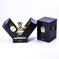Soja Nouveau Design Personnalisable De Luxe Magnétique Double Porte Ouverte Soins De La Peau Bouteille De Parfum Emballage Boîte-Cadeau