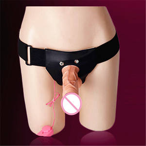 Sangle de gode creux en boîte personnalisée gratuite sur bite anale vibrante harnais d'assistance à l'érection du point G ultra élastique vibrateur de pénis <span class=keywords><strong>Dick</strong></span> - Product Image 4