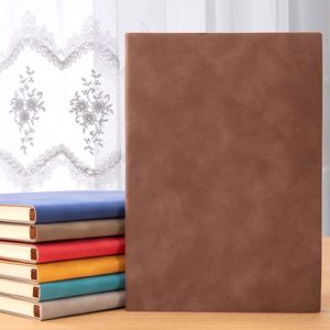 Nouveau carnet de notes vintage en cuir de mouton format A5, couverture rigide, 100 feuilles, lot mixte multicolore, impression personnalisée, reliure cousue - Product Image 3