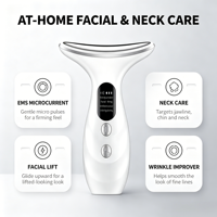 Masseur facial raffermissant doux pour le visage et le cou, appareil de massage électrique pour hommes et femmes, usage domestique