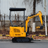 Livraison Gratuite - Nouvelles Mini-Excavatrices INFRONT 1 Tonne, Capacité de la Benne 0,02 m³, Certifiées CE/EPA/EURO 5, Vente en Gros, Mini-Excavatrices Compactes Kawasaki