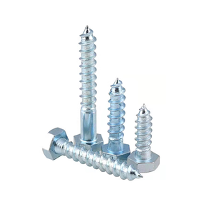 Vis à <span class=keywords><strong>bois</strong></span> à tête hexagonale en acier au carbone zingué de haute qualité DIN 571, goujons de fixation de la taille M6 à M16 pour la construction en <span class=keywords><strong>bois</strong></span> - Product Image 3