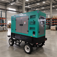 Groupe électrogène diesel Weichai à châssis ouvert robuste 40kW 50kVA, refroidissement par eau, contrôle ATS automatique, pour l'exploitation minière et la construction