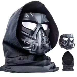Máscara Protectora Facial Táctica para Exteriores Maxbrace, Máscara Facial Completa con Perfil para <span class=keywords><strong>Paintball</strong></span>, Resistente al Viento - Product Image 3