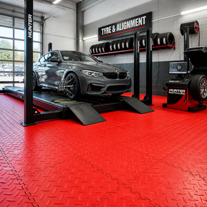 Dalles de <span class=keywords><strong>sol</strong></span> de garage en PVC emboîtables de 5 mm, robustes, antidérapantes, à motif diamant, pour atelier, design graphique - Product Image 2