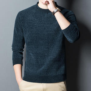 <span class=keywords><strong>Pull</strong></span>-over classique pour homme, col rond, ample, doux, décontracté, épais et chaud, à motif Luo - Product Image 4