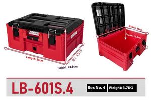 भारी-शुल्क 6-परत रोलिंग टूल ट्रॉली | ipx6 वाटरप्रूफ स्टैकेबल | मैकेनिक्स और कार्यशालाओं के लिए मोबाइल संग्रहण - Product Image 5