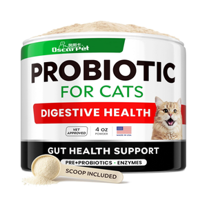 Polvo de probióticos para perros y gatos Suplemento para mascotas Tratamiento de prebióticos Soporte para la salud intestinal y la digestión - Product Image 1