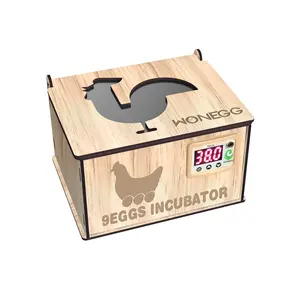 WONEGG Matériau <span class=keywords><strong>en</strong></span> bois Commercial 9 Egg Température constante Entièrement automatique Petit incubateur à vendre - Product Image 1