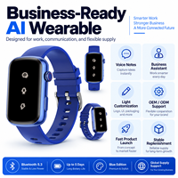 Bracelet Enregistreur IA Sans Écran avec Cache Local de 256 Mo, Reconnaissance Vocale et Personnalisation Rapide pour les Marques OEM ODM