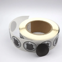 Échantillon gratuit 25mm 30mm NFC Flexible Haute Fréquence HF Anti-Métal Étiquette RFID Ronde