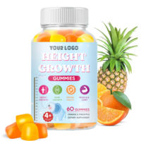 Vitamines immunostimulantes pour enfants et adolescents OEM – Compléments gommeux pour la santé immunitaire et la densité osseuse – Saveurs fruitées