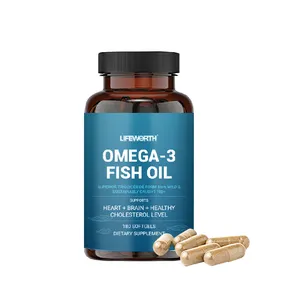 Lifeworth OEM Vegan Halal Omega 3 90% Supplement DHA Softgel For Pregnant Woman