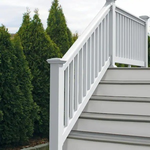 Rampe d'<span class=keywords><strong>escalier</strong></span> intérieure, rampe en vinyle personnalisée, rampe pour terrasse extérieure en <span class=keywords><strong>PVC</strong></span> - Product Image 1
