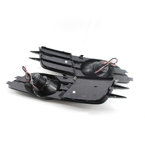 New Audi A6 C7 Fog <b>Light</b> Kit ABS Material Angel Eye Lens Lower Grille Mesh 2012-2015 LED <b>Driving</b> <b>Lights</b> Retrofit Upgrade - Product Image 3