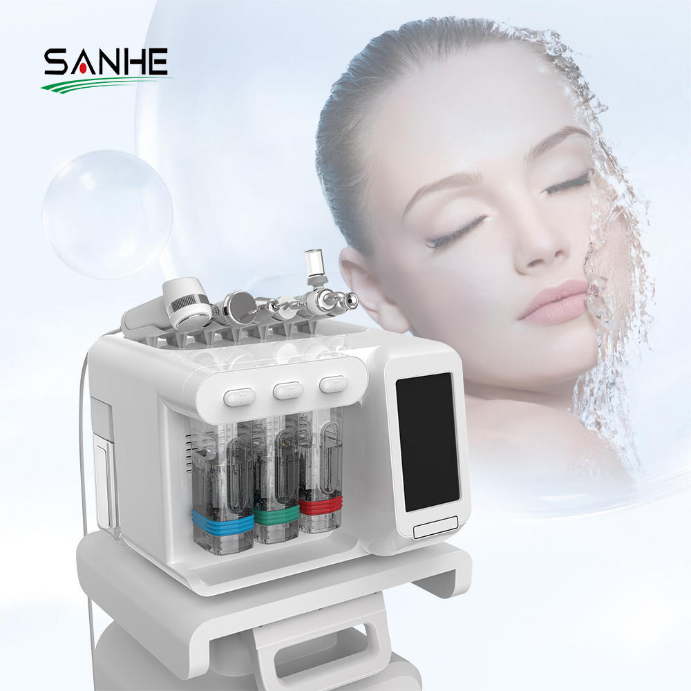 Professional 7-in-1 Hydra Facial Machine | 24L/min Vacuum Suction for Deep Blackhead Removal & Skin Cleansing – orangles Kuwait