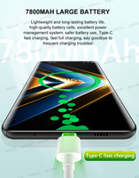 Teléfono Inteligente Android de 6.7 Pulgadas, Desbloqueado, 16GB/512GB, Doble SIM, 5G, con Desbloqueo Facial, Batería de Gran Capacidad, Venta al Por Mayor OEM