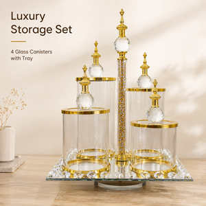 <span class=keywords><strong>Set</strong></span> di Barattoli Decorativi Arabi per Ramadan con Vassoio, Contenitore di Lusso per Caramelle, Decorazione Casa Musulmana Mediorientale, Vendita all'Ingrosso - Product Image 3
