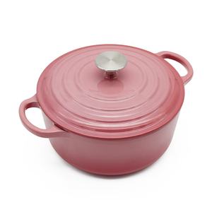 Casserole <span class=keywords><strong>en</strong></span> <span class=keywords><strong>fonte</strong></span> émaillée Bright Houseware, 22 cm, design europé<span class=keywords><strong>en</strong></span>, deux poignées, option de logo personnalisé, couvercle inclus - Product Image 3