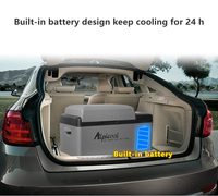 Alpicool compresseur réfrigérateur voiture 12v C15 alimenté par batterie mini réfrigérateur congélateur 15 litres 12v congélateur réfrigérateur voiture maison double usage