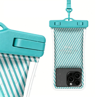 Sac étanche universel flottant IPX8 pour téléphone, idéal pour la natation, la plage et les vacances, avec écran tactile et pochette sous-marine pour téléphone (commande en gros)