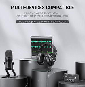 หูฟัง <span class=keywords><strong>Fifine</strong></span> <span class=keywords><strong>H8</strong></span> สำหรับบันทึกเสียงระดับมืออาชีพ หูฟังสตูดิโอ HIFI ระดับมืออาชีพ หูฟังมอนิเตอร์แบบมีสายสำหรับดีเจ หูฟังพร้อมไมโครโฟน - Product Image 6