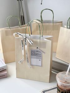 Wholesale Solid-color Gift Handle Paper Bags Gift <strong>Nags</strong> for Small Business Kraft Paper Bag Cheap Price <strong>Shopping</strong> Bag - Product Image 5