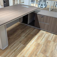 Vente en gros de meuble de bureau Table Nouveau design Moderne Bureau d'ordinateur en forme de L Bureau de luxe pour PDG