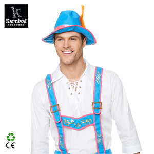 ODM al por mayor: Kits de disfraz tradicional bávaro para <span class=keywords><strong>hombre</strong></span>, con camisa, sombrero y Lederhosen, para Oktoberfest, fiestas de cerveza y <span class=keywords><strong>carnaval</strong></span>, inspirados en películas y televisión. - Product Image 5