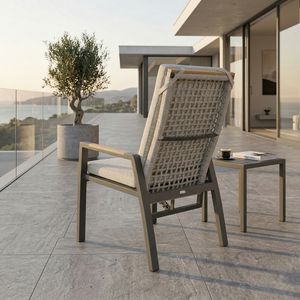 Silla Reclinable de Aluminio Tejida con Cuerda para Exteriores, Ajustable, para Jardín, Patio, <span class=keywords><strong>Terraza</strong></span>, Venta al Por Mayor Directa de Fábrica - Product Image 2