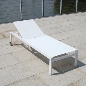轻型便携式日光浴躺椅吊索金属躺椅太阳队沙滩躺椅池畔躺椅