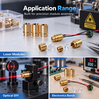 Support de diode laser LD ZhonNa, lentille de focalisation pour l'installation de diodes, pièces d'équipement laser pour alignement de roues et de pneus, pièces de module laser