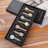 Nouvel ensemble cadeau 7 pièces pour homme : Montres tendance en alliage à quartz 40 mm pour un look différent chaque jour – Le choix idéal pour un anniversaire