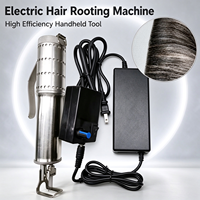 Machine électrique portative pour la repousse des cheveux, outil de réparation de la ligne des cheveux sur les toupets en PU à peau fine, équipement d'extension capillaire