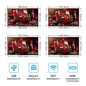 Pantalla LCD Publicitaria 4K de Tamaño Completo, 2+32G, Menú Android, Pantalla de Señalización Digital de 32/43/49/55/65 Pulgadas con Gestión Remota - Product Image 6