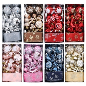 Set Ornamen Pohon Natal Grosir, Bola-bola Hias, Permen Lollipop, Dekorasi Gantung untuk Dekorasi Rumah, Pesta, dan Acara Liburan - Product Image 2