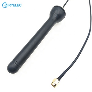 Antenne antidéflagrante 433 MHz à montage sur vis pour système de contrôle industriel 135 mm avec connecteur SMA mâle noir, blanc RY-MB-31470 1m RG174 CN;JIA - Product Image 2