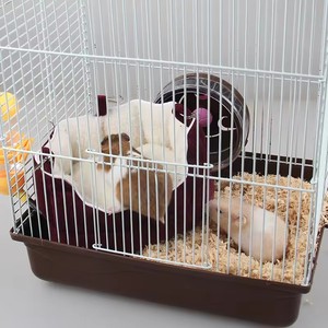 Lit-niche pour animaux de compagnie en velours chaud d'hiver, motif brodé personnalisé, vente en gros, pour hamsters et cochons d'Inde - Product Image 5