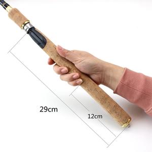 Ultra-corto Ultra-leggero retrattile bocca di cavallo canna di esca con manico in legno popolare canna da pesca per la pesca della spigola europa America - Product Image 4