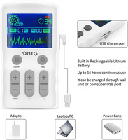 Machine de massage à l'unité des dizaines 25 Modes TENS Machine avec électrodes d'électrode de qualité supérieure masseur corporel domestique rechargeable TENS UNIT