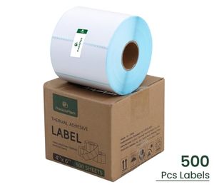 Customized 4x6 <b>Waterproof</b> Oil Resistant Scratch Resistant Logistics E-commerce Packaging Transportation Adhesive <b>Sticker</b> - Product Image 2