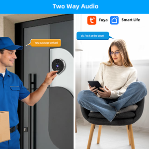 Cámara de <span class=keywords><strong>Mirilla</strong></span> Digital Inteligente Tuya de 3MP FHD y 5000mAh con Pantalla para Seguridad del Hogar, Videoportero con Cámara - Product Image 5