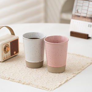Taza de café árabe, taza de cola de cerámica rústica, estilo chino con patrón moteado, taza de agua para el hogar, gran oferta en Oriente Medio - Product Image 4