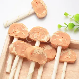 Großhandel Chicken Cod Cowhide Lollipops Dental Dog Sticks Chicken Dog Treats Snacks