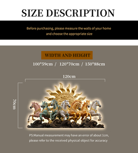 ภาพแขวนผนังทางศาสนาของพระอาทิตย์ พระเจ้าพระอาทิตย์แห่งศาสนาฮินดู ด้วยสไตล์อาร์ตเดโค และลวดลายแนวนอนของแสงสะท้อนจากหลังรูปเจ็ดม้า - Product Image 5